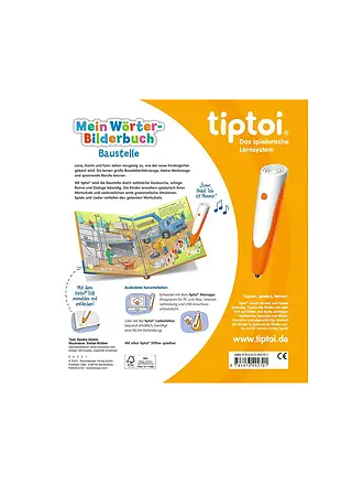 RAVENSBURGER | TIPTOI Mein Wörter-Bilderbuch - Baustelle | 